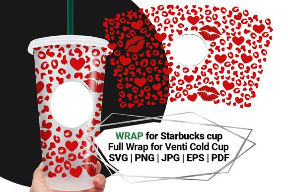 Cheetah Wrap for Starbucks Cold Cup 24: Graphics & Crafts