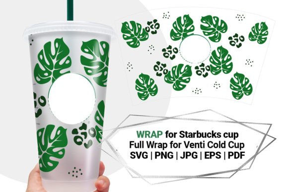 Exotic Leaves Wrap: Graphics for Crafts