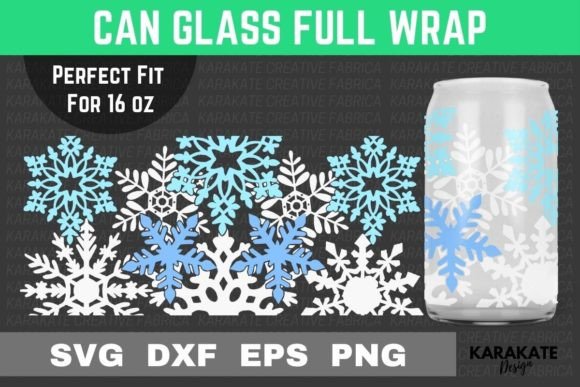Snowflakes Cup SVG: Graphics for Crafts & Seasonal Digital Products