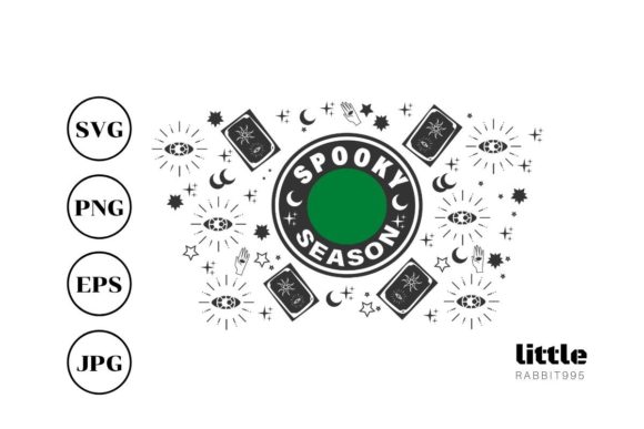 Spooky Season Cold Cup Halloween Wrap Graphics