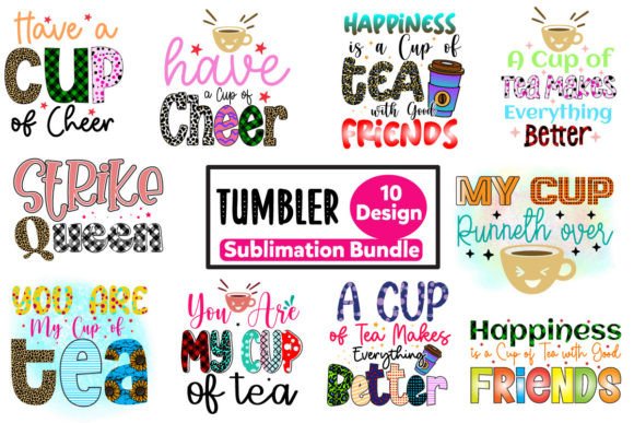 Tumbler Sublimation Bundle: Graphics for Crafts That Sell