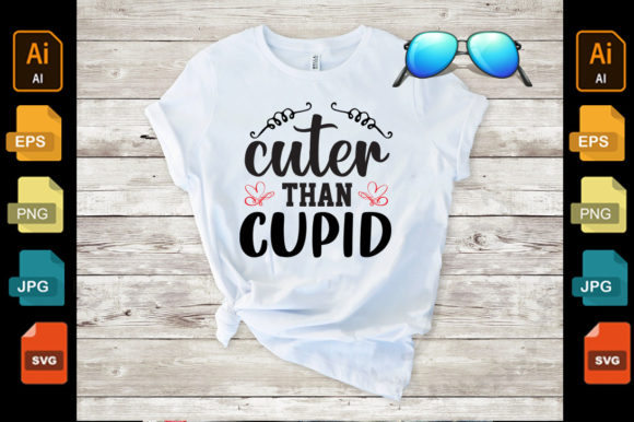 Valentine's Day SVG Design: Cute Than Cup Graphics